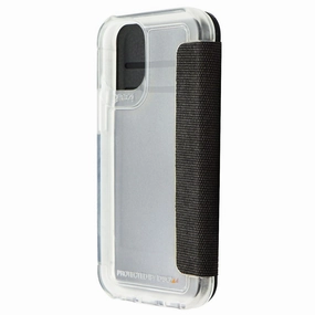ZAGG Wembley Flip Series Case for Apple iPhone 12 mini - Clear/Black Precision Cutouts Protective Edge Layer