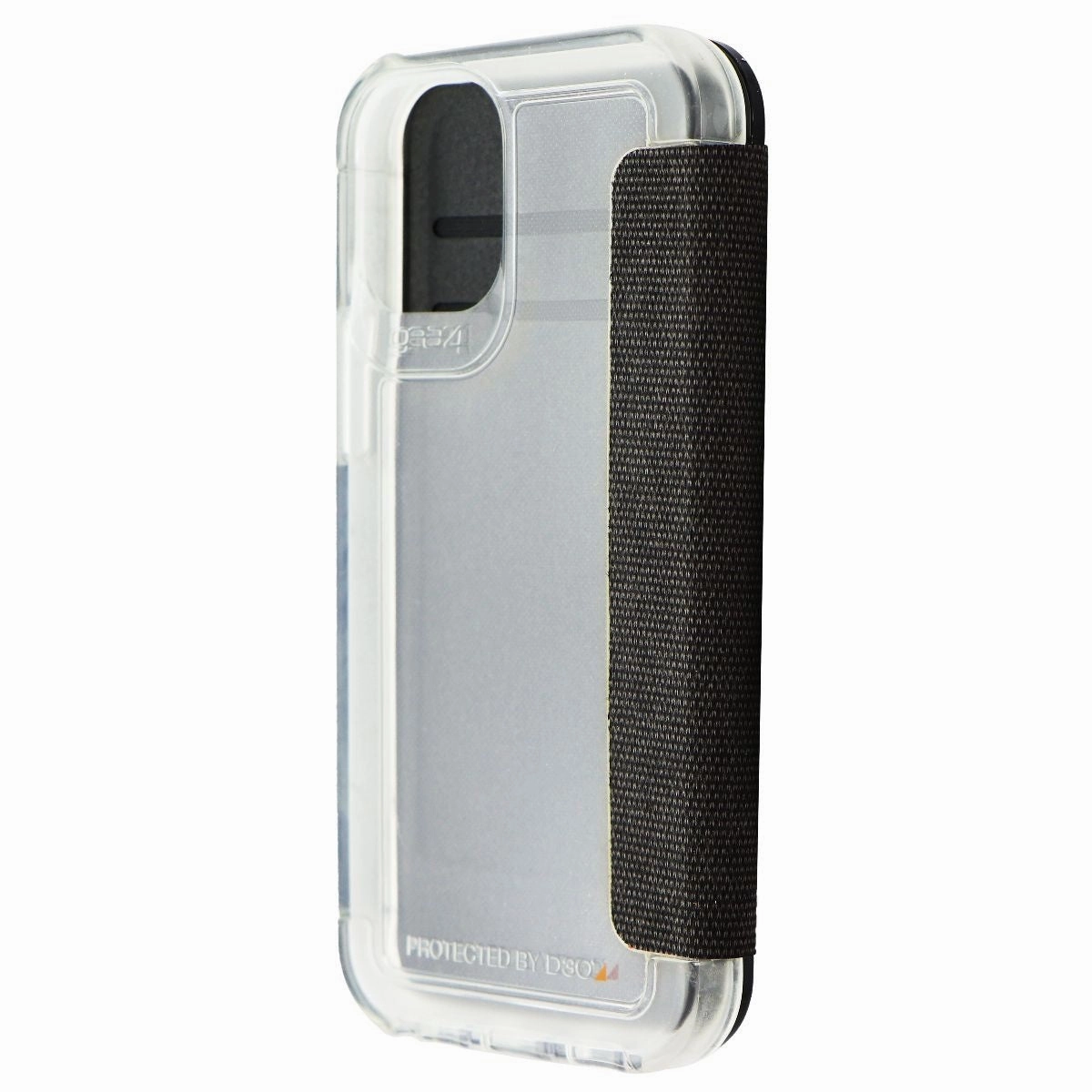 ZAGG Wembley Flip Series Case for Apple iPhone 12 mini - Clear/Black Precision Cutouts Protective Edge Layer