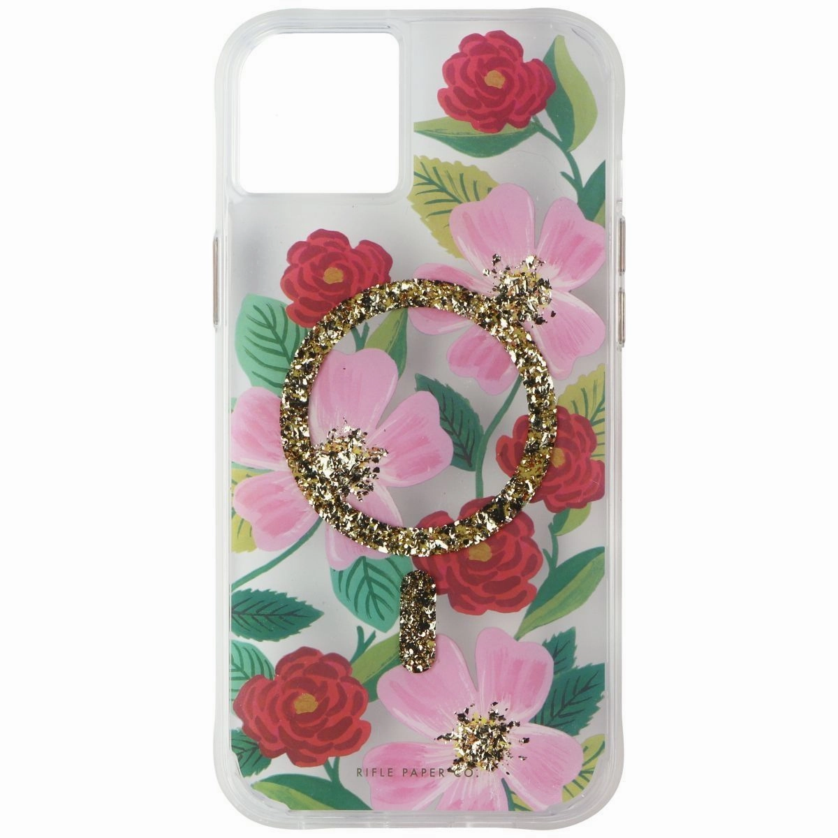 Light Protection Rifle Paper Co Hard Case for MagSafe for Apple iPhone 14 Plus - Rose Garden