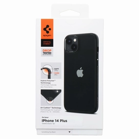 Spigen Crystal Hybrid Series Case for Apple iPhone 14 Plus - Clear / Matte Black Matte Look Design