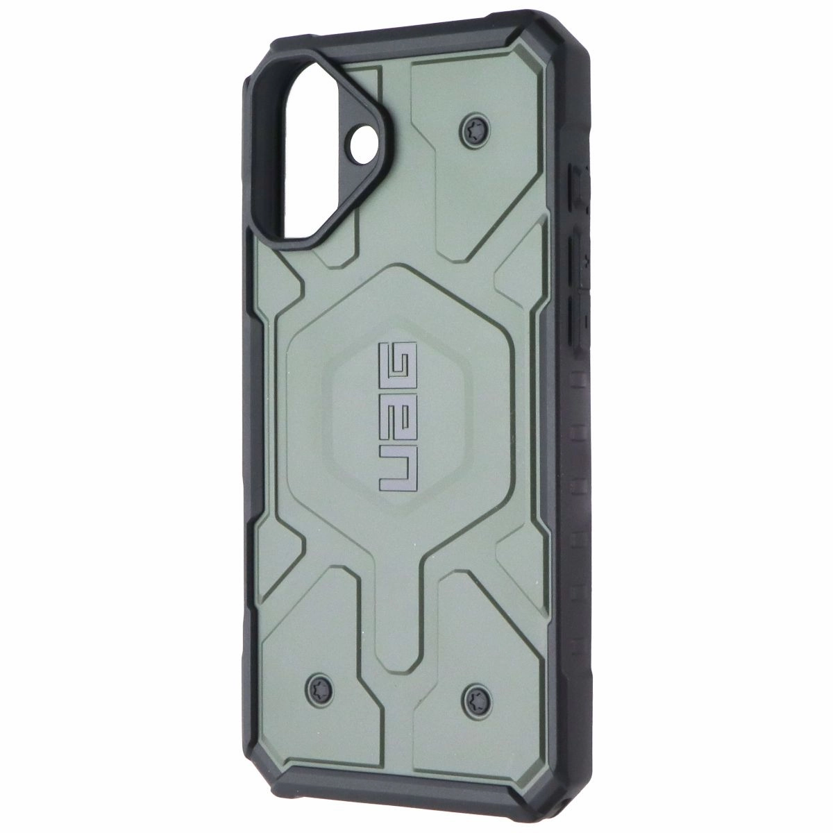 Urban Armor Gear Pathfinder Case for MagSafe for iPhone 16 Plus - Olive Drab Smooth Outline Smooth Lining