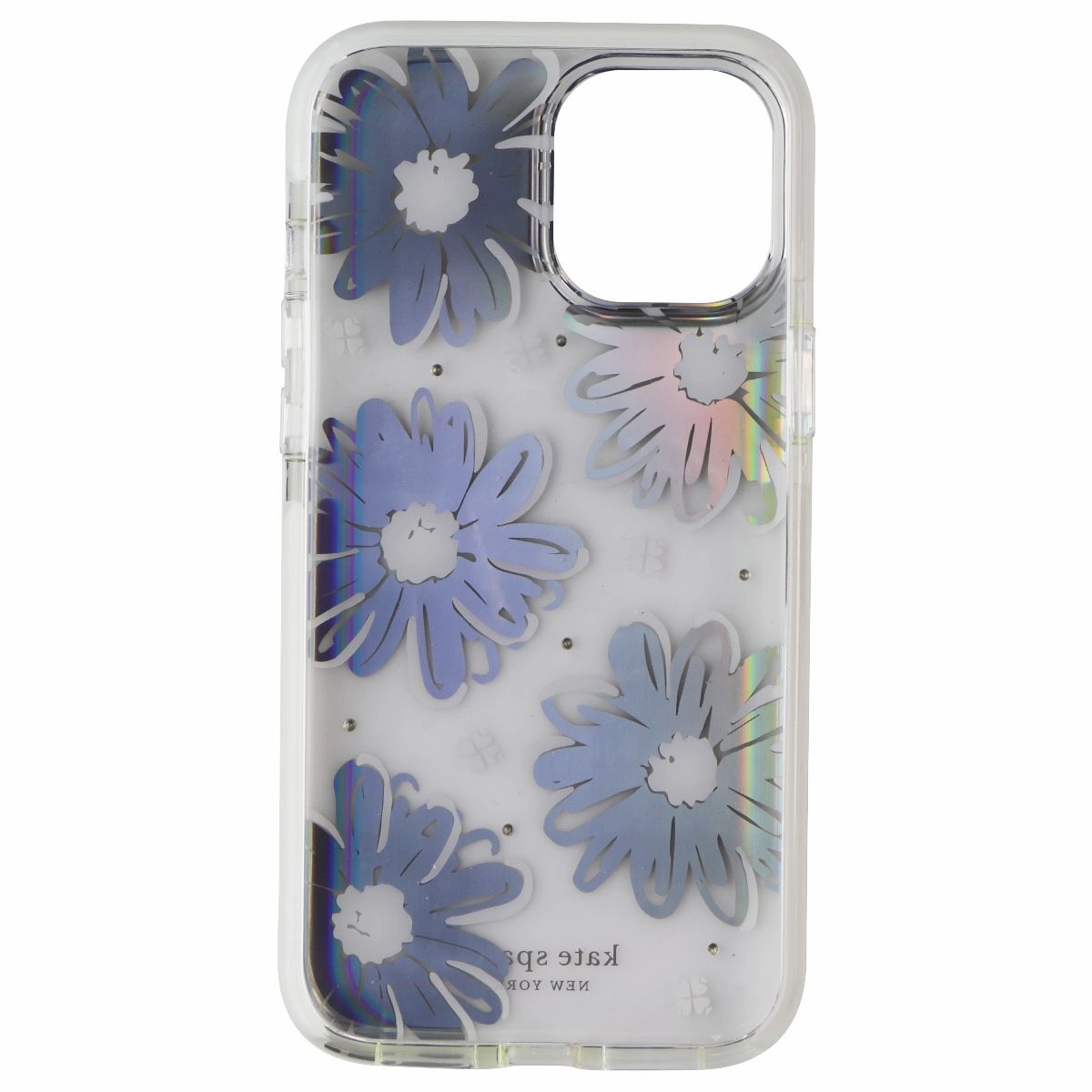 Kate Spade Defensive Hardshell Case for iPhone 12 Pro Max - Daisy Iridescent Durable Layer Smooth Fit