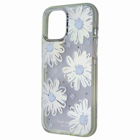 Kate Spade Defensive Hardshell Case for iPhone 12 Pro Max - Daisy Iridescent Printed Graphic Minimal Texture