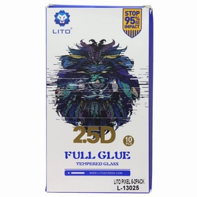 LITO 2.5D Full Glue Tempered Glass Screen Protector for Google Pixel 6 (10 Pcs) Screen Security Layer portable protection film