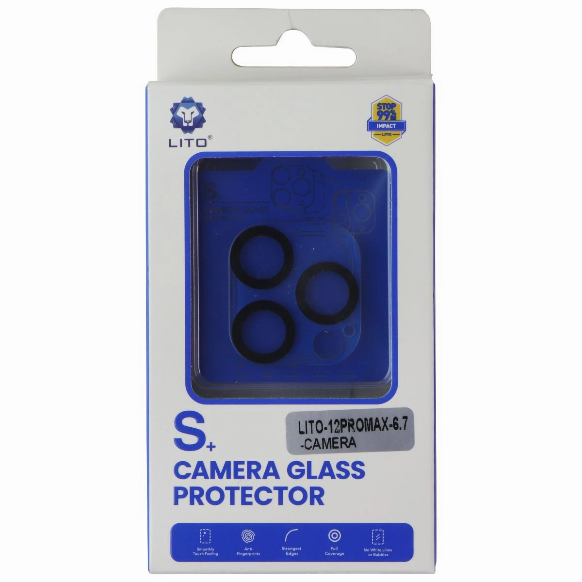 Matte Screen Guard HD Shield LITO S  Camera Glass Protector for Apple iPhone 12 Pro Max (6.7)