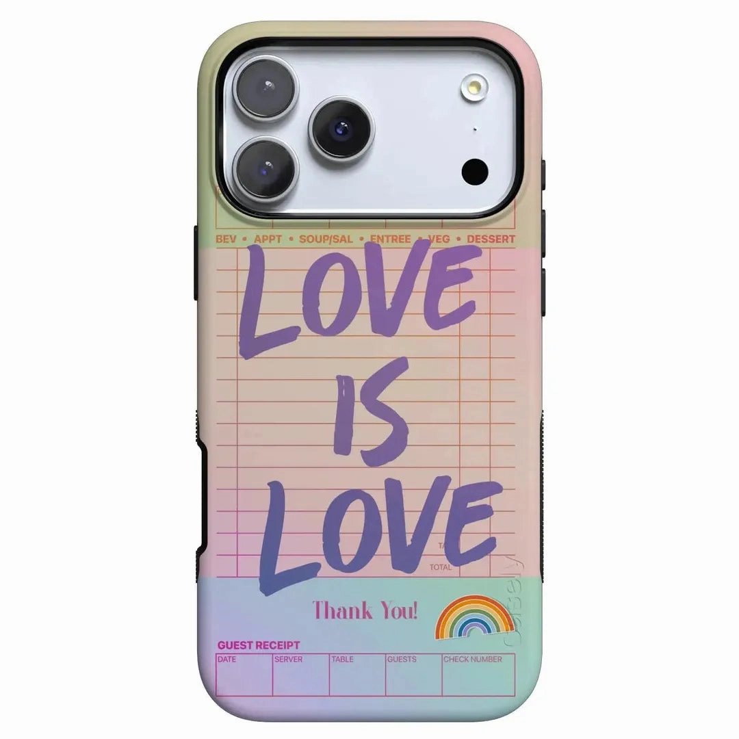 Love is Love | Guest Check Pride Case Minimal Surface