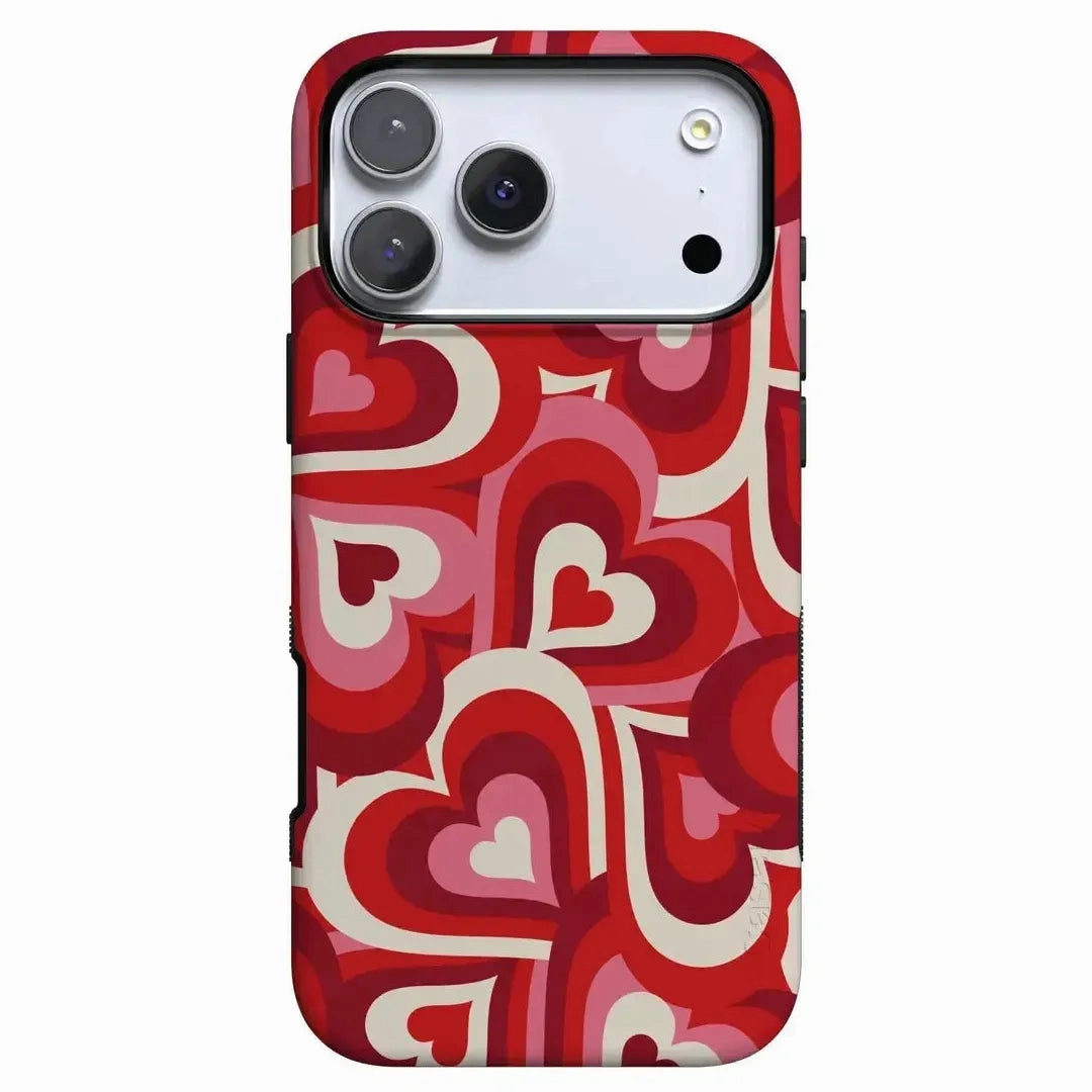 Protective Layer Durable Quality Love Song Remix | Ombre Hearts Case