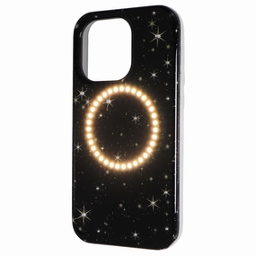 LuMee Halo Lighted Case for Apple iPhone 13 Pro/13/12 Pro/12 - Stars & Gems daily accessory