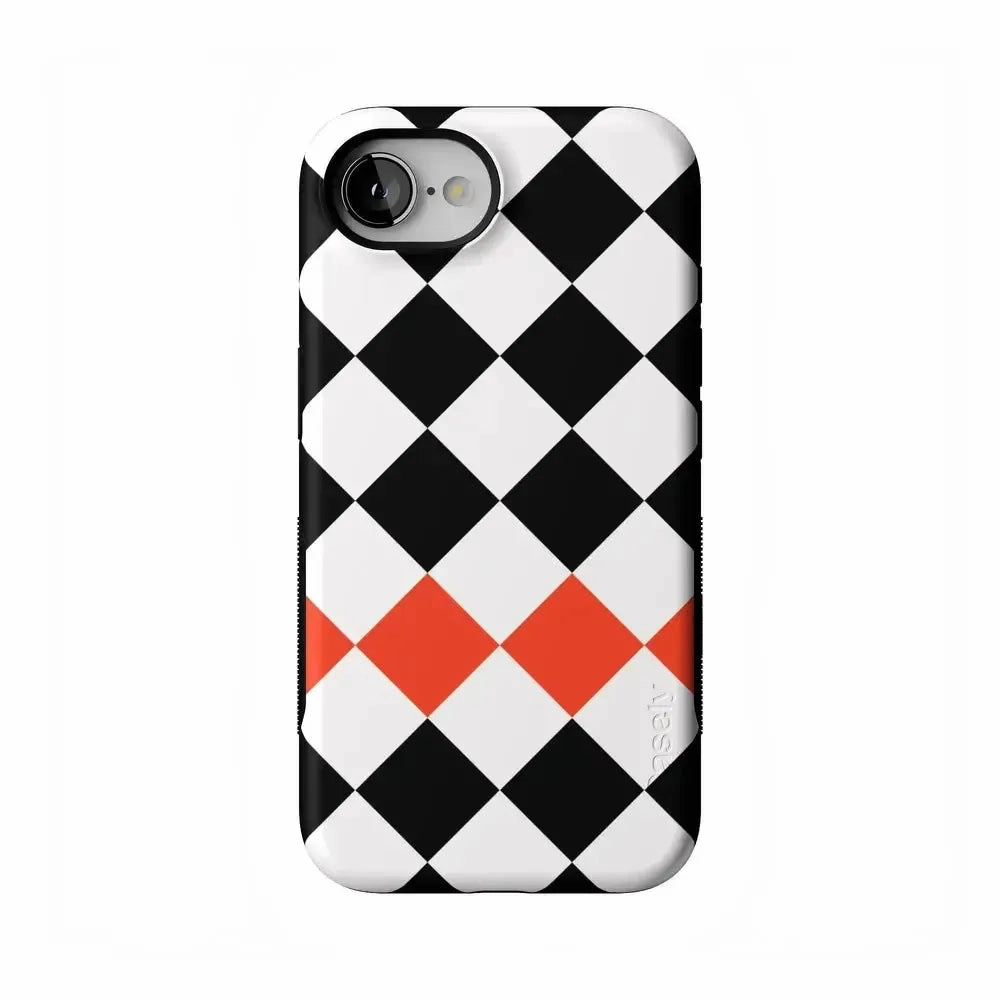 Comfort Edge Checkerboard | High Contrast Design Case