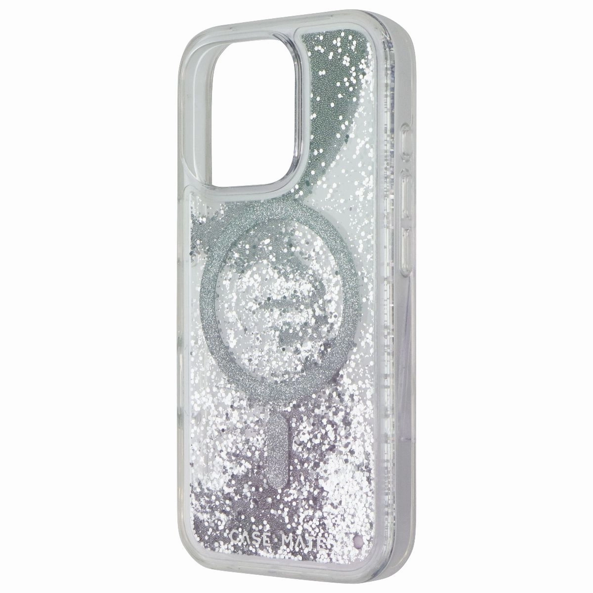 Compact Structure Soft Touching Case-Mate Case for MagSafe for Apple iPhone 16 Pro - Silver Waterfall