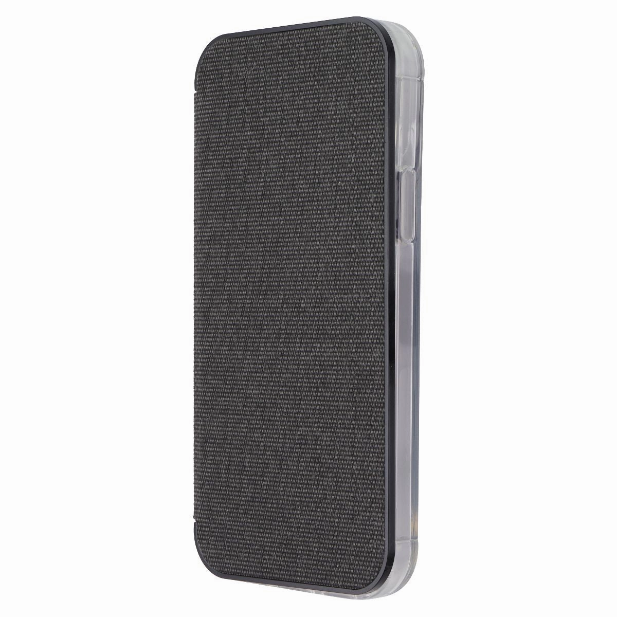 Shock Resistant Build Gear4 Wembley Flip Series Case for Apple iPhone 12 and 12 Pro - Clear/Gray