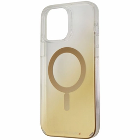 ZAGG Milan Snap Series Case for MagSafe for Apple iPhone13 Pro Max - Gold/Clear Light Edge