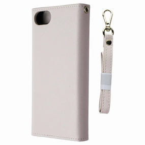 Gloss Layer Finish Polished Style iDeal of Sweden Mayfair Clutch Wallet Case for Apple iPhone 8/7/6s/6 - White