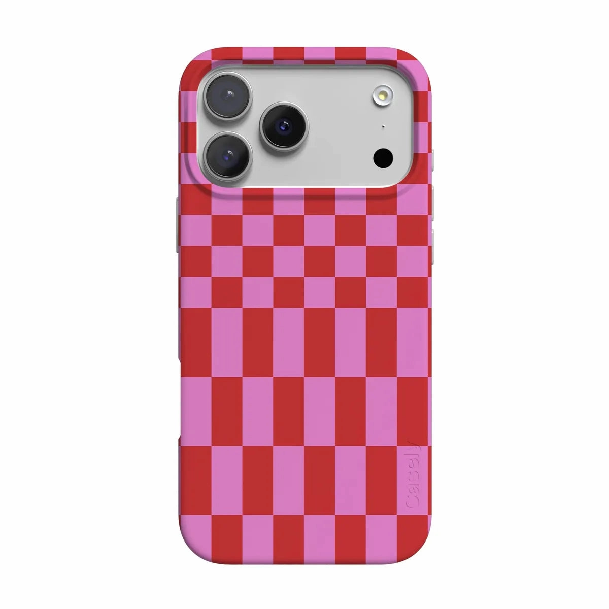 Vibe Check | Pink Checkerboard Case Soft Grip Layer