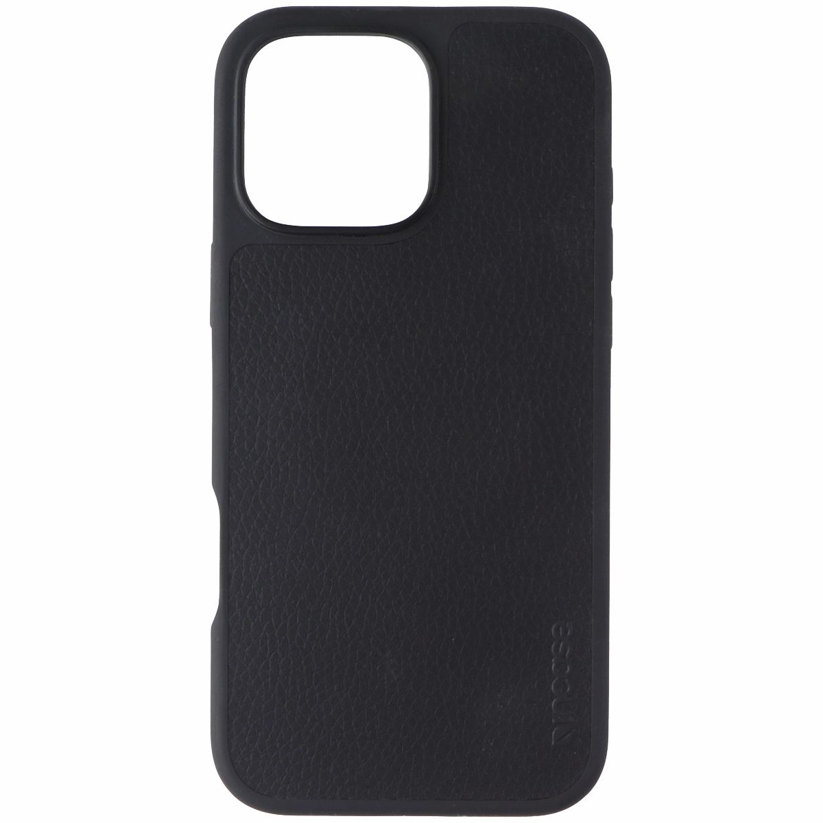 Incase ICON Case for MagSafe for iPhone 16 Pro Max - Obsidian Pebbled Leather Sleek Edge
