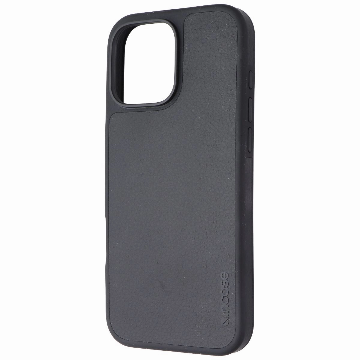 Incase ICON Case for MagSafe for iPhone 16 Pro Max - Obsidian Pebbled Leather Hybrid Finish Texture Durable structure