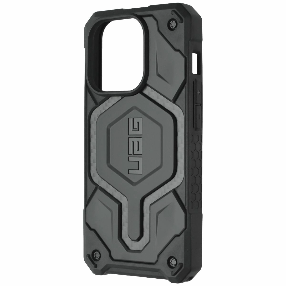 Easy Removal UAG Monarch Pro Case for MagSafe for Apple iPhone 15 Pro - Carbon Fiber
