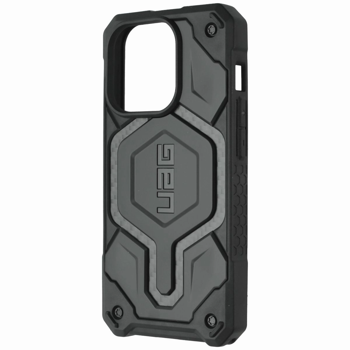 UAG Monarch Pro Case for MagSafe for Apple iPhone 15 Pro - Carbon Fiber Premium Texture Smooth Shape