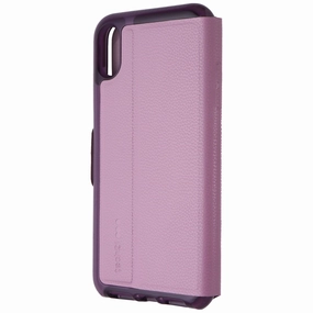 Tech21 EvoWallet for Apple iPhone Xs Max - Orchid (Pink) Protective Form Fit Glossy Pattern