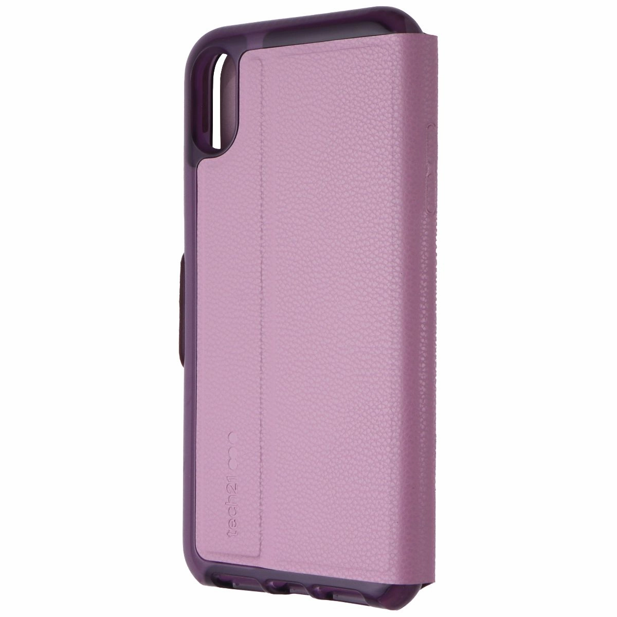 Tech21 EvoWallet for Apple iPhone Xs Max - Orchid (Pink) Protective Form Fit Glossy Pattern
