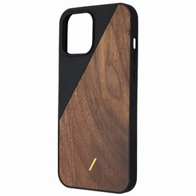 Native Union Clic Wooden Case for iPhone 12 Pro Max - Walnut/Black Premium Look Stylish Detail