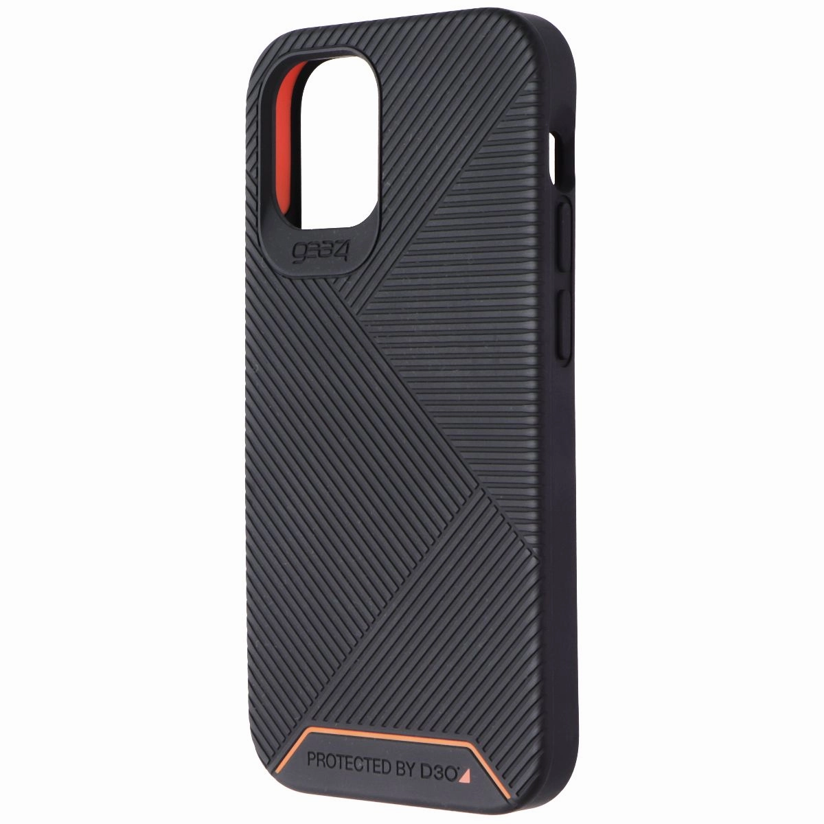 Gift Choice Gear4 Battersea Series Case for Apple iPhone 12 mini - Black/Orange