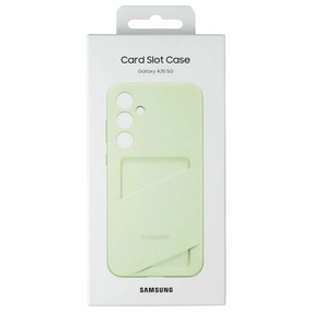 clean design Samsung Official Card Slot Cover Case for Galaxy A35 5G - Lime
