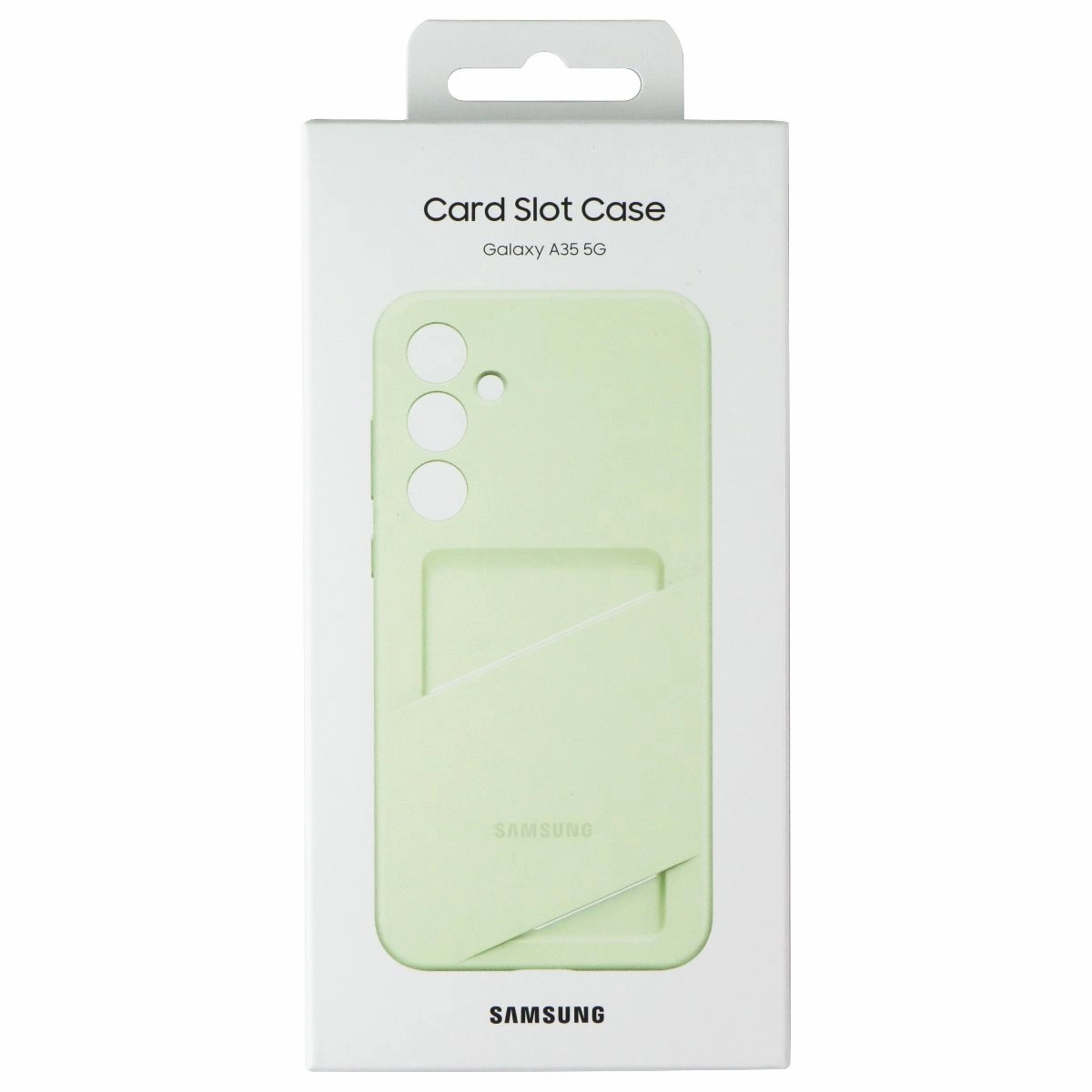 clean design Samsung Official Card Slot Cover Case for Galaxy A35 5G - Lime