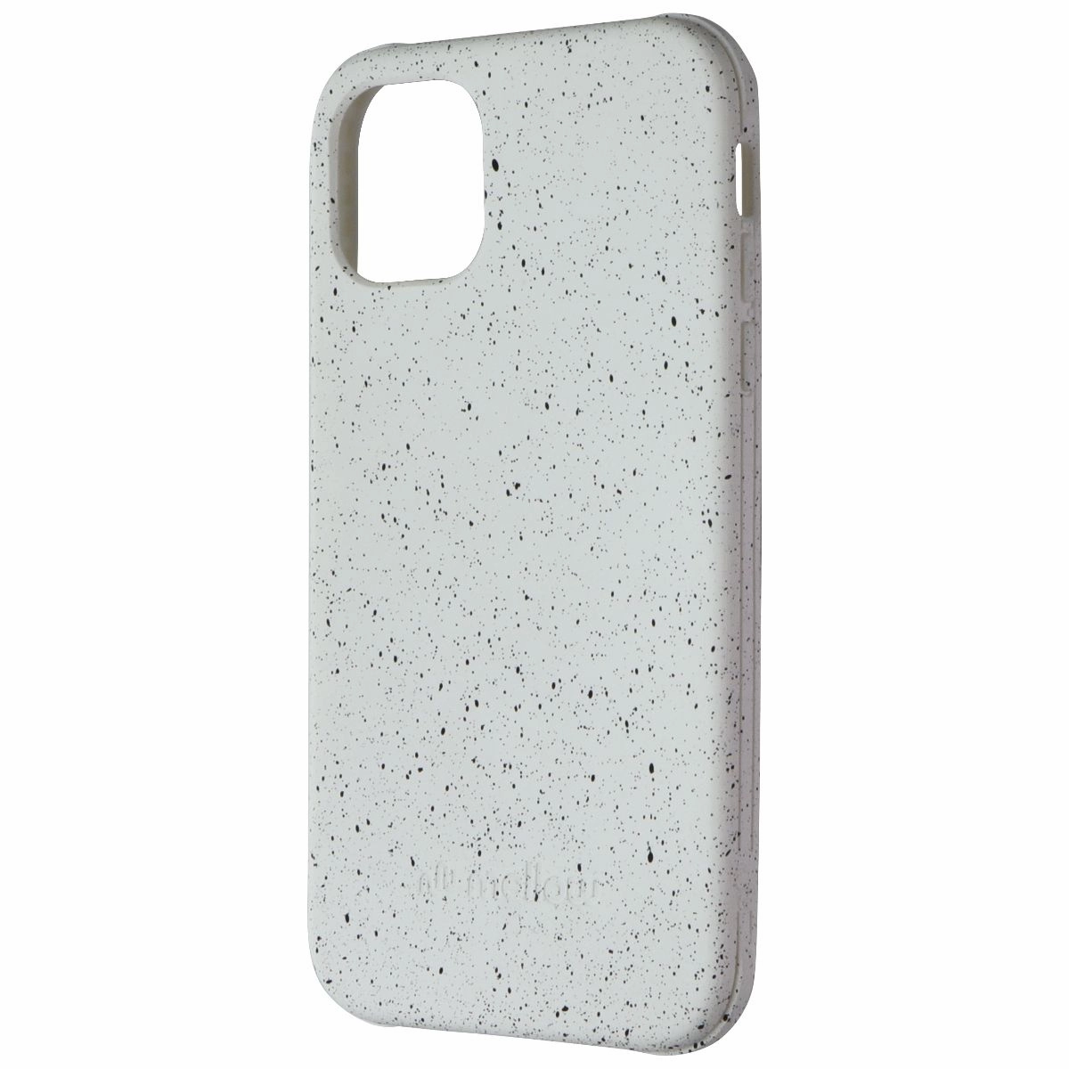 Durable Texture Finish Mellow Bio Case for Apple iPhone 11/XR - White / Black
