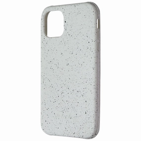 Durable Texture Finish Mellow Bio Case for Apple iPhone 11/XR - White / Black