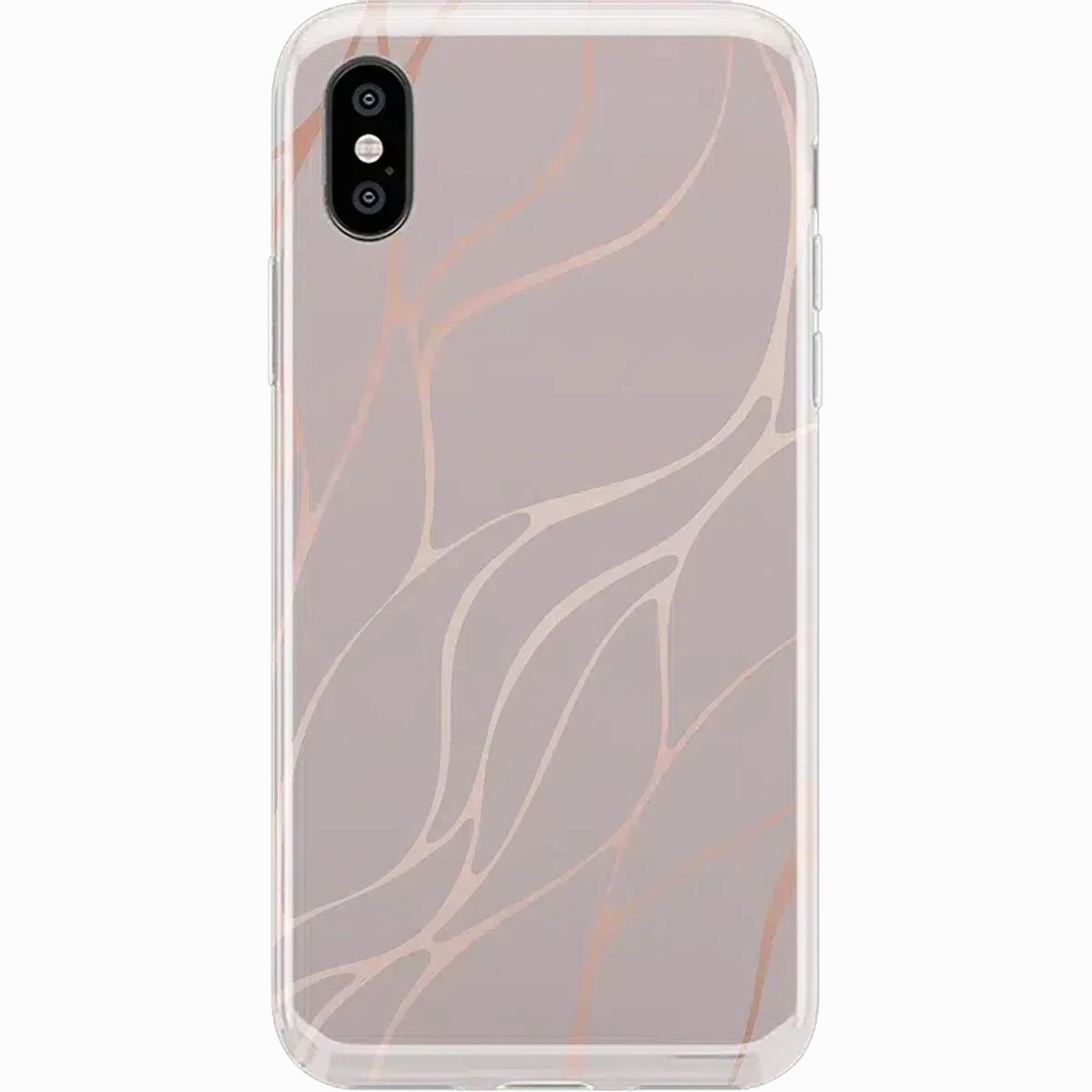 Midnight Ride | Pink and Gold Metallic Waves Case Refined Form