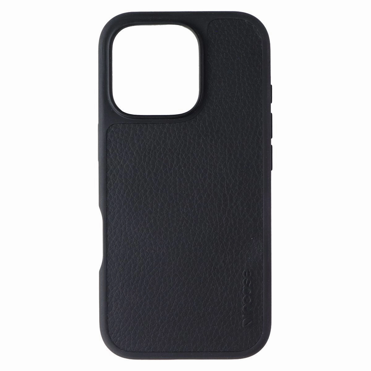 Incase ICON Case for MagSafe for iPhone 16 Pro - Obsidian Pebbled Plant Leather Flexible Protection Modern Texture