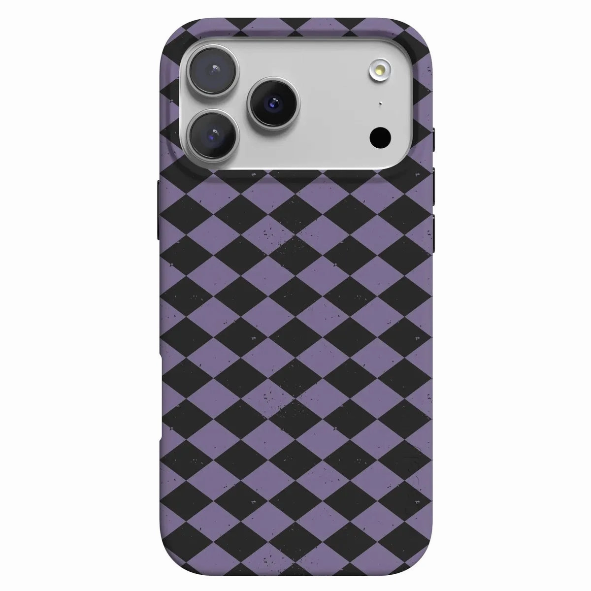 Luxury Layer Texture Polished Finish Texture Midnight Hex | Purple Checkered Case