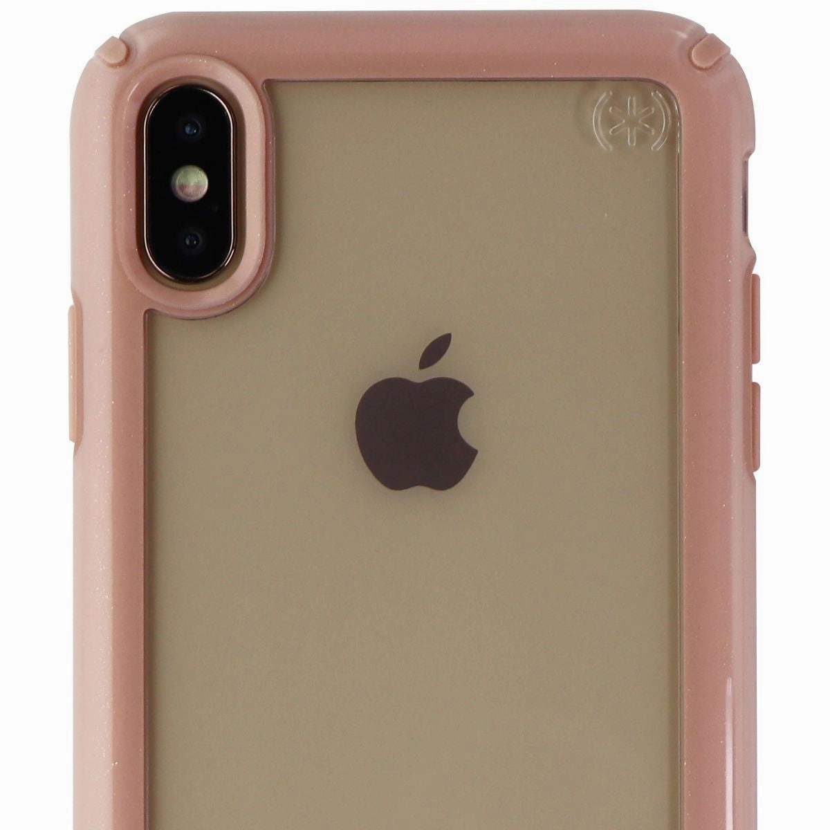 Matte Layer Personal Style Speck Presidio Show Series Case for Apple iPhone Xs Max - Clear/Rose Gold