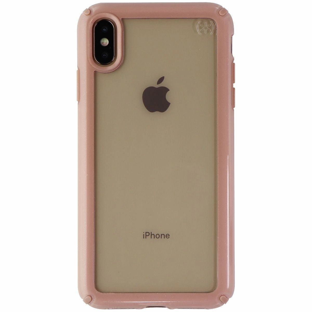 Speck Presidio Show Series Case for Apple iPhone Xs Max - Clear/Rose Gold High Quality metal frame