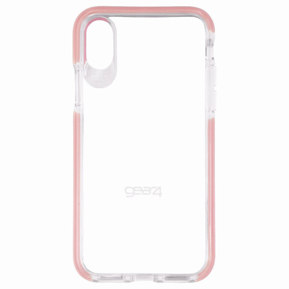 ZAGG Piccadilly Series Hybrid Case for Apple iPhone Xs/X - Clear / Pink Stylish frame Polished Look