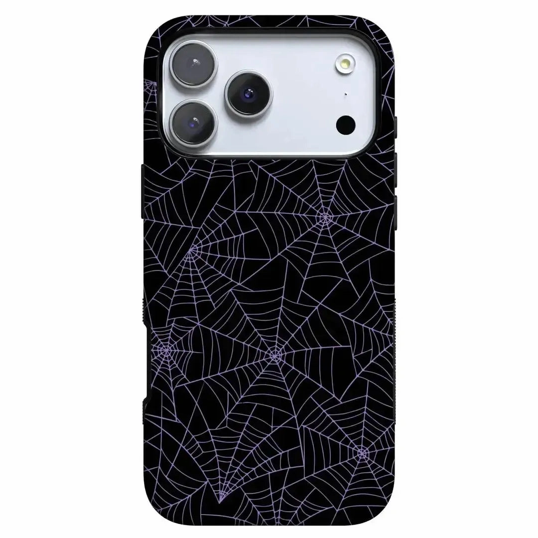 Matte Surface Design Modern Texture Build Midnight Web | Spider Web Case