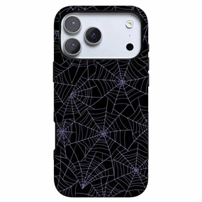 Matte Surface Design Modern Texture Build Midnight Web | Spider Web Case