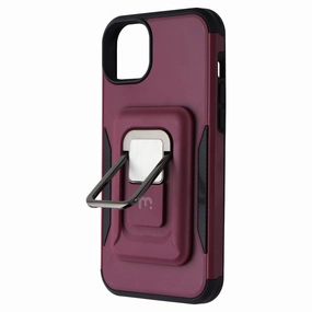 Premium Material Ultra Thin MyBat Pro Stealth Series Case with MagKick for Apple iPhone 14 Plus - Plum