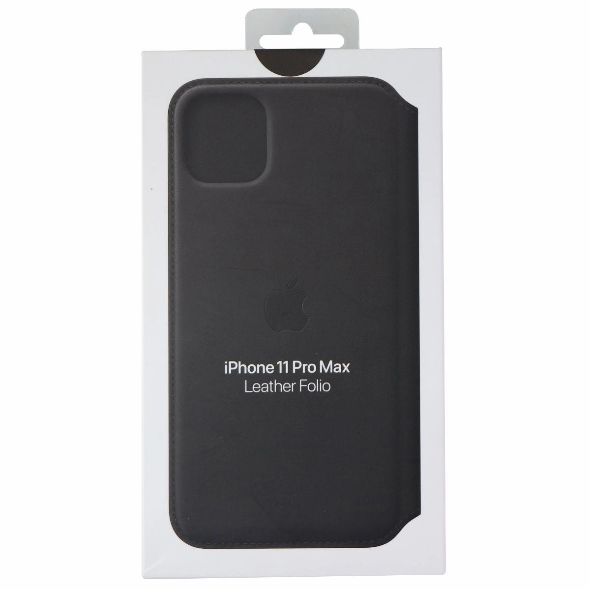 Apple Leather Folio Case for Apple iPhone 11 Pro Max - Black (MX082ZM/A) Matte Feel Texture Professional Style