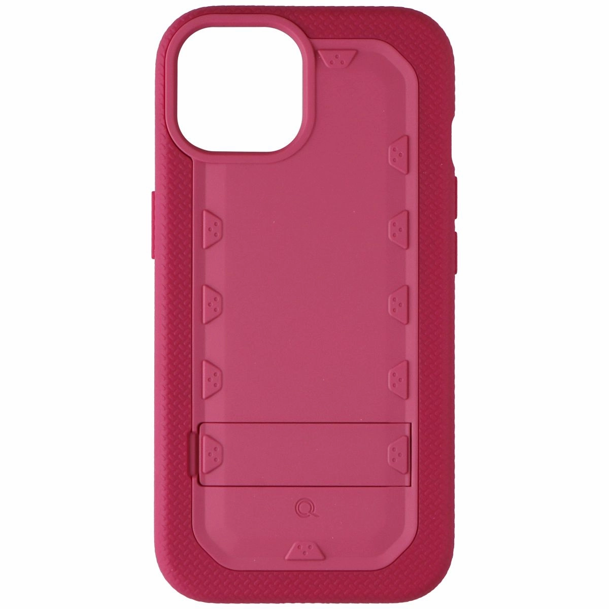Edge Protection Quikcell Grand Advocate Series Kickstand Case for Apple iPhone 15 - Desert Pink