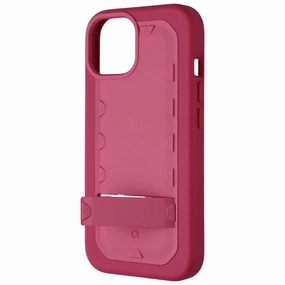 Quikcell Grand Advocate Series Kickstand Case for Apple iPhone 15 - Desert Pink Vivid Pattern Design