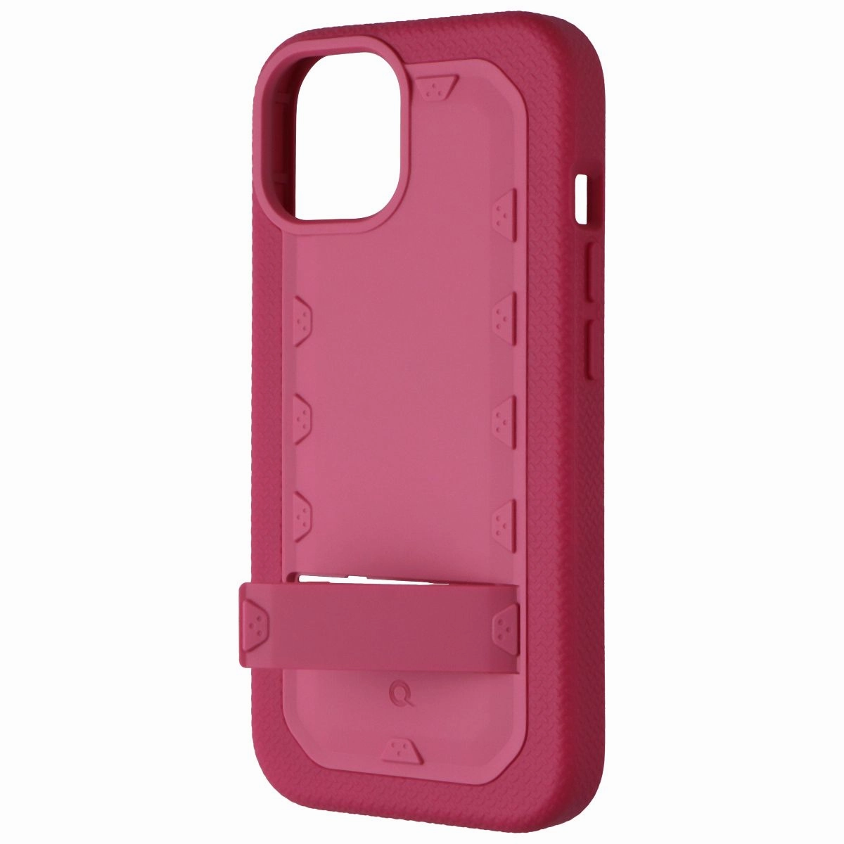 Quikcell Grand Advocate Series Kickstand Case for Apple iPhone 15 - Desert Pink Vivid Pattern Design