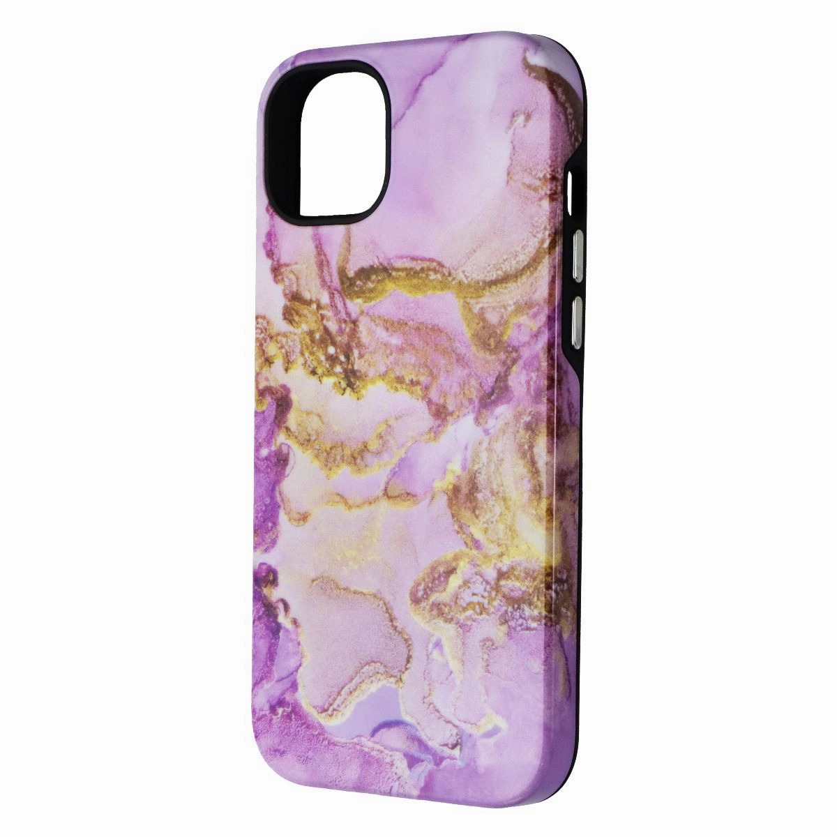 Enhanced Comfort Minimal Shield Mybat Pro Fuse Series Case for MagSafe for iPhone 14 Plus - Pink Marble