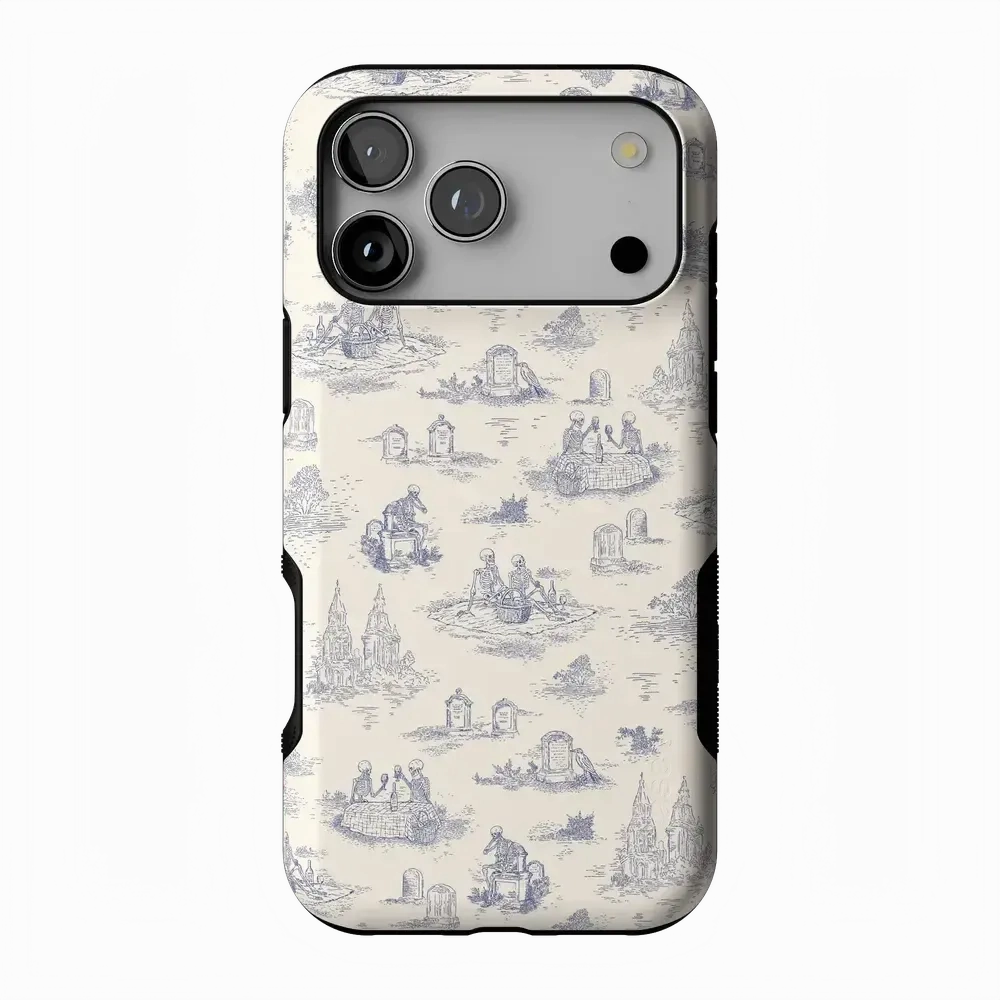 Graveyard Gathering | Skeleton Picnic Case Protective Form Minimal Feature