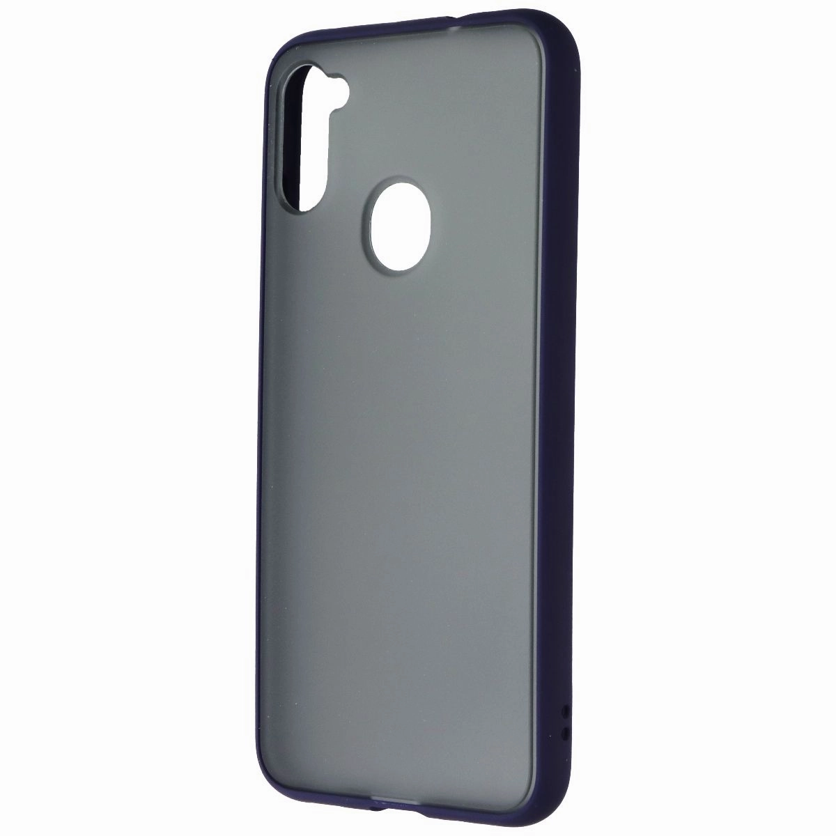 MyBat Frost Hybrid Series Case for Samsung Galaxy A11 - Smoke / Blue Stylish grip