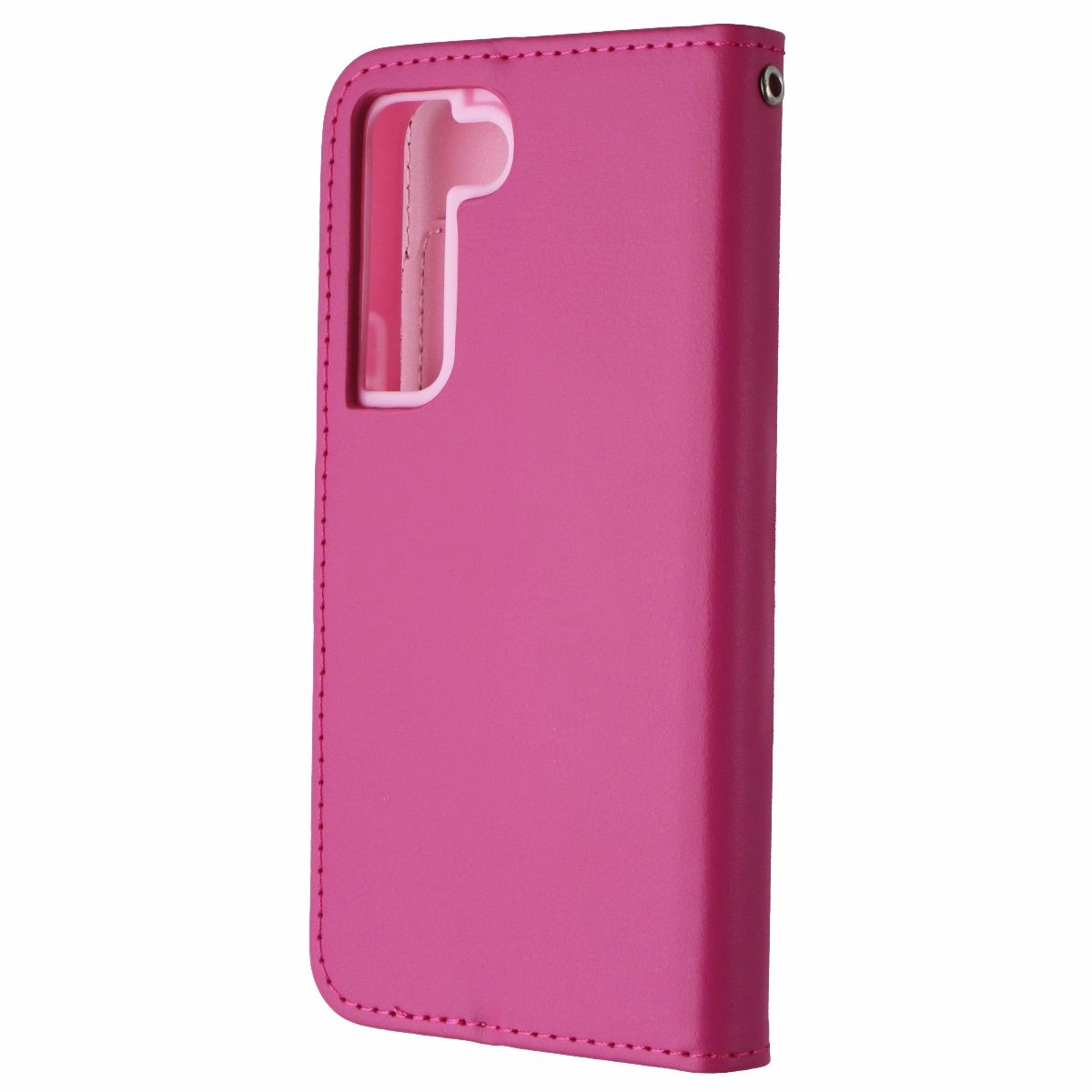 Mybat MyJacket Wallet Case for Samsung Galaxy S22 - Pink Leather Hybrid Texture Layer Polished Layer