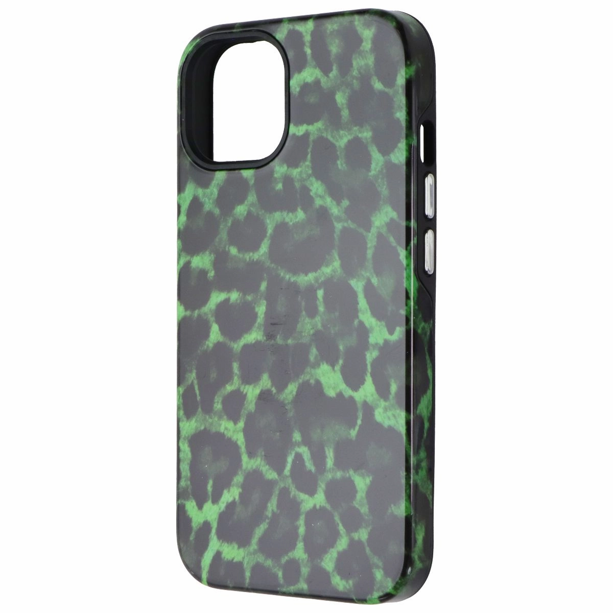 MyBat Pro Fuse Series Case for MagSafe for iPhone 14 - Green Leopard Luxury Look Water Resistant