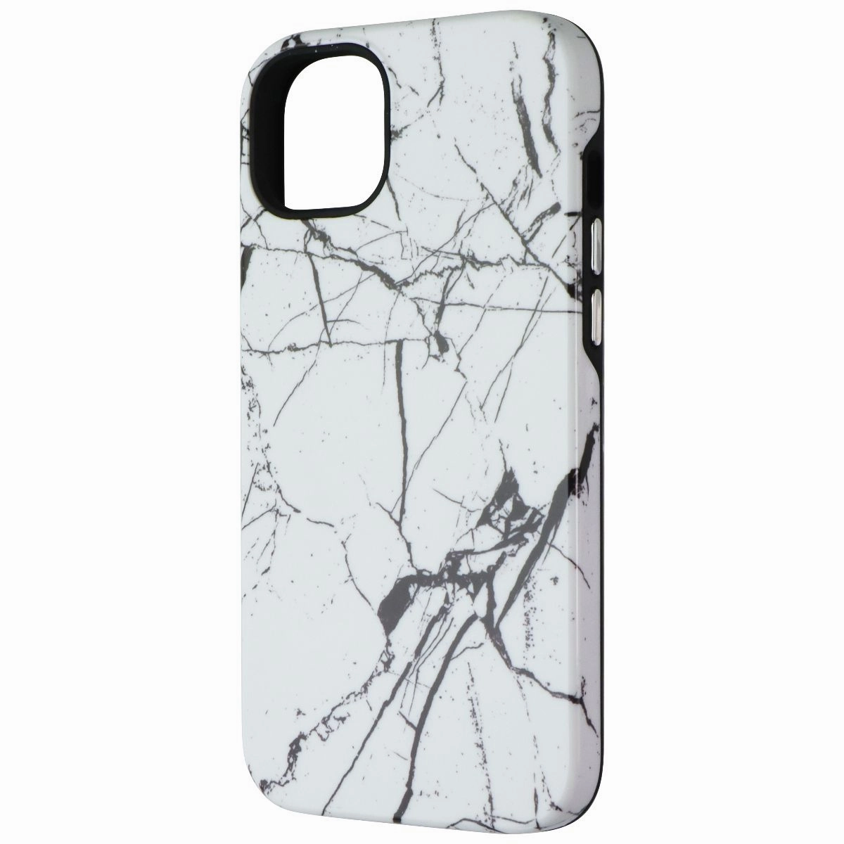 MyBat Pro Fuse Series Case for MagSafe for iPhone 14 Plus - Cracked Marble Edge Shield Luxury Grip