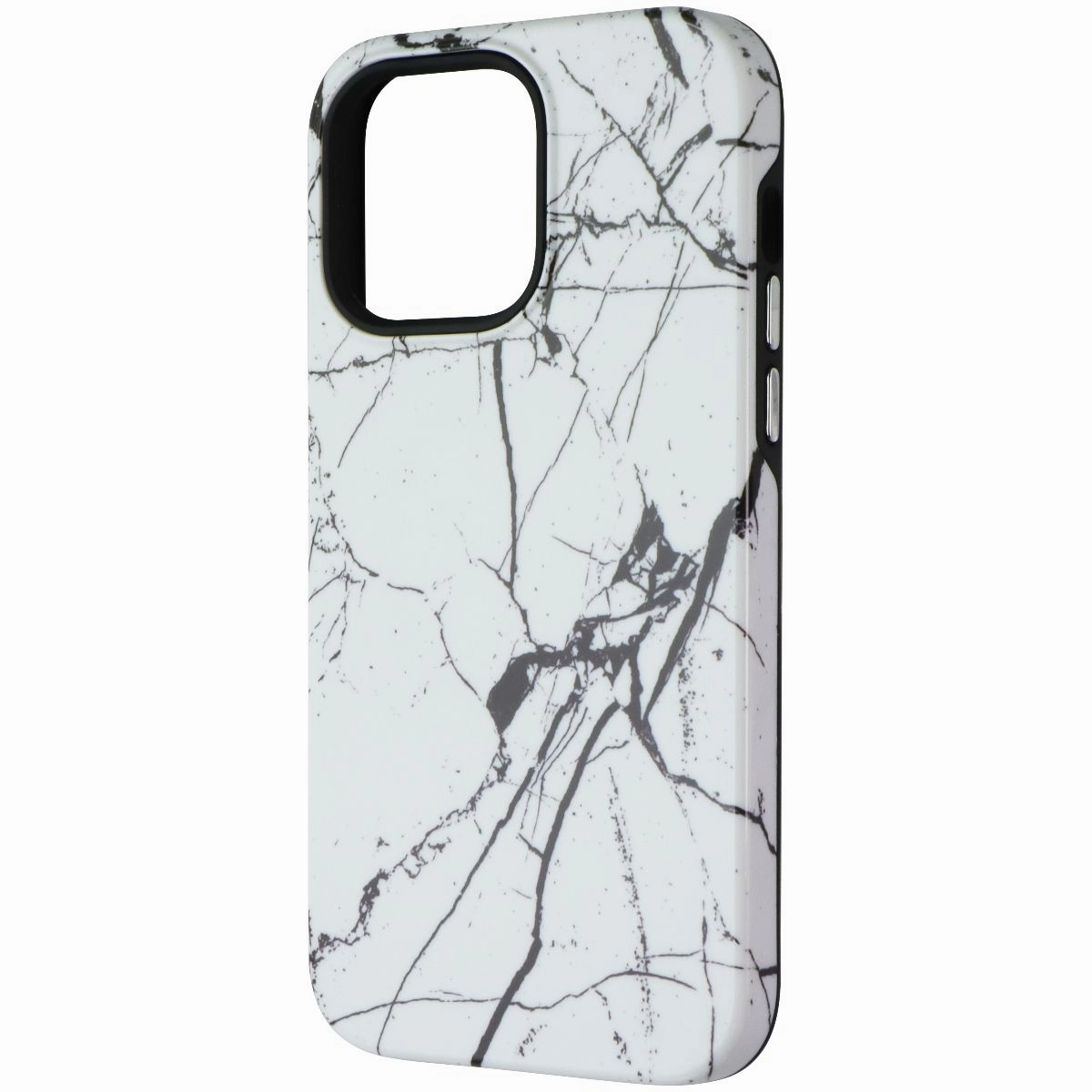 Flexible frame Mybat Pro Fuse Series MagSafe Case for iPhone 14 Pro Max - Cracked Marble